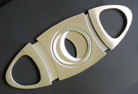 Cigar Humidor, Ashtray, and Cutter Combo